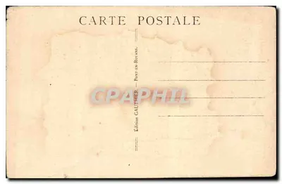 莱韦尔科斯 — 大峡谷之路（冬季） — Combier 摄影，马孔，编号 1207 — 背面