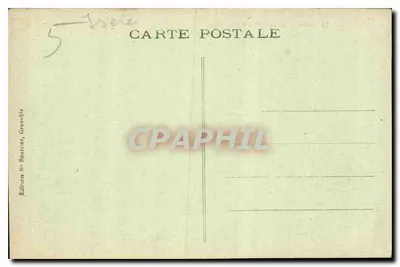 Les Arrêtes i Trzy Góry Béledonne — Danphine — Wydawnictwo At. Bourcier, Grenoble — Rewers