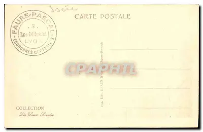 Val d'Isère — vista panorâmica do vilarejo e do rio — Faure-Pascal, n°12585 — Verso