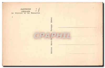 El Convento y las Bannettes — Dauphine, Chalais (Isère) — Reverso
