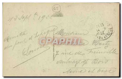 Cauterets - O Ponte da Espanha — editor desconhecido, n° 59 — Verso