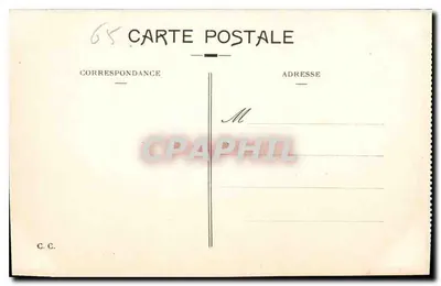 Gavarnie (Hautes-Pyrénées) — La Grande Cascade — uitgever C.C. n°65 — Achterkant