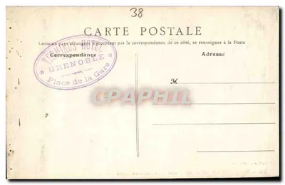 Dauphiné - Strada di Saint-Pancrasse - Uscita del Grand Tunnel — C. Baffert - Grenoble, n°244 — Verso