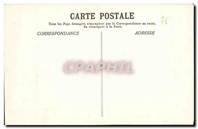 Entornos de Grenoble — La Cascada de Claix — Papelería de las Alpes, Eug. Robert, Grenoble — Reverso