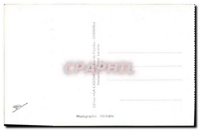 Grenoble - O Isère - O Néron — A Cigogne, n°176 — Verso