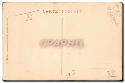 Dauphiné - Mont Aiguille — Edição Marinatto Frères, n° 38 — Verso