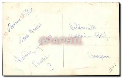 Coppia delante a una reja — Nojer, n° 2508 — Reverso