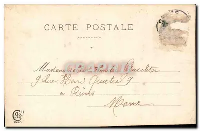 Rose — cartão postal decorado — editor C. Le Paris — Verso