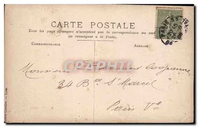Criança com chapéu — Paris, 25 de abril de 1903 — Sociedade Lumière, Lyon — Verso