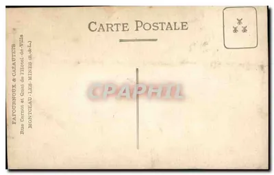 Duas jovens — estúdio fotográfico — Pafournoux & Cazautets, Montceau-les-Mines — Verso