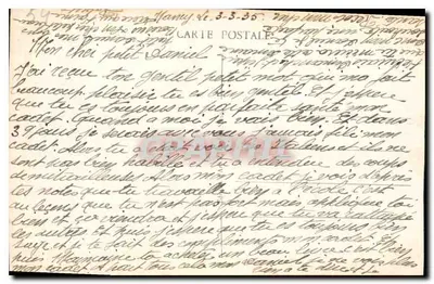 NANCY - Place Carrière — widok placu z fontannami i kościołem — wydawca NANCY-RENAULT, nr 450 — Rewers