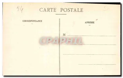 NANCY - Place Stanislas — widok placu z statuą i budynkami — Imprimeries Réunies de Nancy, n°80 — Rewers