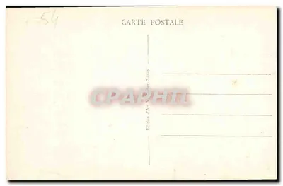 NANCY — Grilles de Jean Lamour — Edição de Arte Vander Nacy, n° 454 — Verso