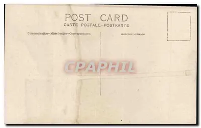 Zittende meisje — zwart-wit portret — uitgever Vétou — Achterkant