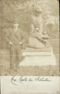 Karta Sébasto — Statua lwa Sébasto — Wydawca nieznany, nr serii 20