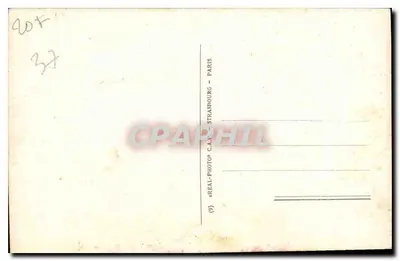 Zamek w Amboisie — Drzwi Kaplicy Świętego Huberta — wydawca C.A.P. Strasbourg — Rewers