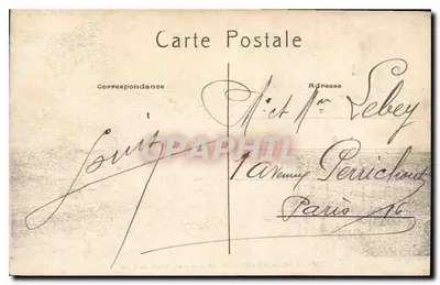 Le Havre — Digue pod burzowym niebem — P.A. — Rewers
