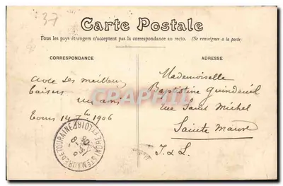 Ussé — Zamek. Ogólny widok — G.B. Ussé, par Rigny (Indre-et-Loire) — Rewers