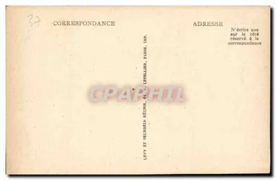 Amboise — O Castelo e o Ponte — LL — Verso