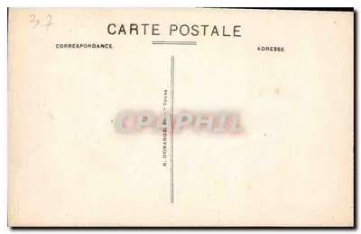 Chenonceaux (Loiret) — Zamek (strona zachodnia) — Zabytek, XV wiek — R. D. — Rewers