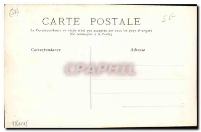 Tours — Hotel de Ville — wydawca L.L. n° 54 — Rewers