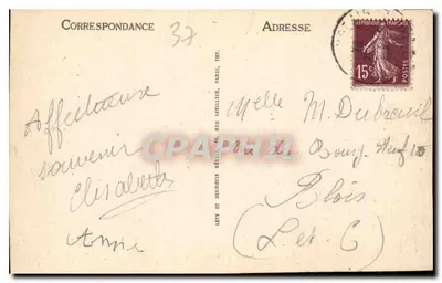 La Crucifixión — Tapiz — Langeais — LL — Reverso