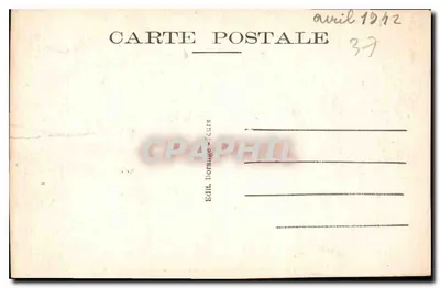 Tours (Loire-et-Loire) — Muzeum Sztuk Pięknych i Katedra — R.D. — Rewers