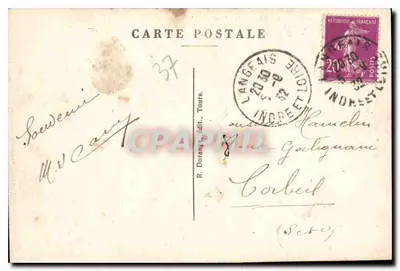 Langeais (Indre-et-Loire) — O Castelo (Mon. hist. XV° s.) onde foi celebrado em 1491 o casamento do rei Carlos VIII com Ana de Bretanha — R. Dorange — Verso