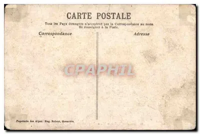 Grenoble — Place Victor-Hugo et les Forts — O.V. — n°41 — Verso