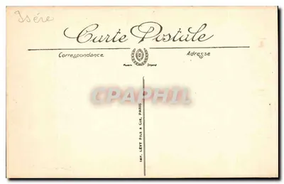 Grenoble — Pejzaż — Isère i Alpy — Wydawnictwo Galerii Nowoczesnych — Rewers