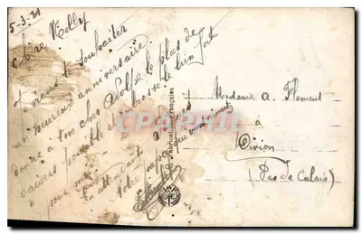 Pansées — wydawnictwo Mayer n° 3078 — Rewers