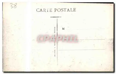 Grenoble — Brzeg Isère przy Esplanade i Kaszub Neron — CI. A. V. — Rewers