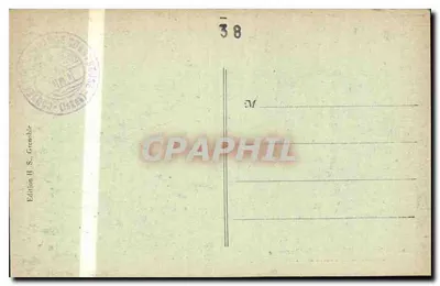 Dauphiné — Grande-Chartreuse. Wejście i Dziedziniec — Wydawnictwo H. S. Grenoble, nr 614 — Rewers