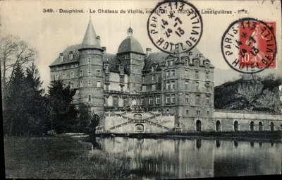 O Castelo de Vizille — Dauphiné — Editor E. R., n° 349