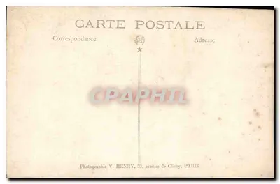 Retrato de uma jovem — editor V. HENRY, Paris — Verso