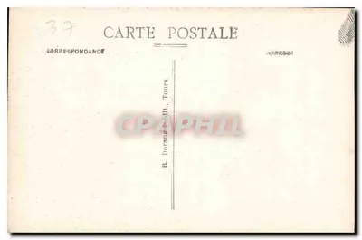 Tours (Loiret) — Cattedrale di San Gatien, vista delle torri — R. Dorange & Cie — Verso