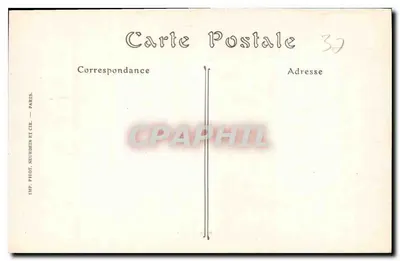 Amboise (Indre-et-Loire) — Castello (XV-XVI s.) : alto rilievo al timbro della porta della cappella di San Blaise rappresentante la visione di San Hubert e la leggenda di San Cristoforo (XVe s.) — IMP. PHOT. NEUBOIN ET CIE. — PARIS. — Verso