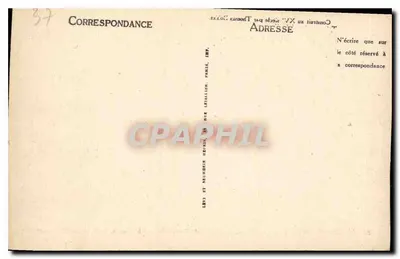 Chenonceaux — Zamek. Façada Wschodnia — LL — Rewers