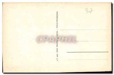 Tours – Widok na wielki Most Kamienno-Żelazny – Cie des Arts Photomécaniques, Paryż — Rewers
