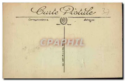 Chenonceaux — O Castelo — A Fachada Oriental — LL. — N° 12 — Verso