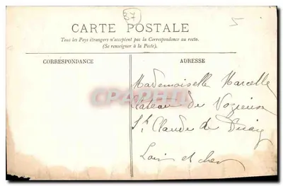 Chenonceaux — Zamek — Façada zachodnia — LL. — Rewers