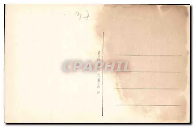 Chenonceaux (Loire-et-Loire) — Zamek z XV wieku, zbudowany przez Thomasa Bohiera i Catherine Brignonnet — R. D. — Rewers