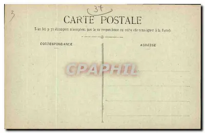 Tours (Loire-et-Cher) — O Museu - Quarto de Napoleão I — A. B. n° 222 — Verso