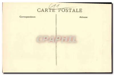 Ciudad de Carcassonne — Torre de la Vade y vista hacia el suroeste — E. Roudière, editor — Reverso