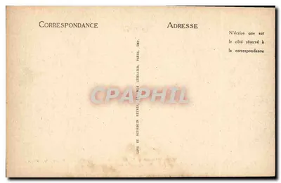 Lourdes — Le Calvaire — IIIe Station — Jésus tombe pour la première fois — Modèle appartenant à la Statue Religieuse, 64, rue Bonaparte, Paris — Verso