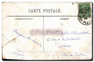 Lourdes — Procesja na Esplanadzie — Karta pocztowa n°98 — Rewers