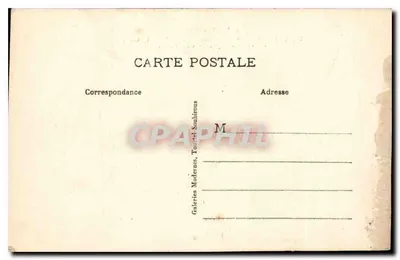 Lourdes — Dolina Argelès, widok z mostu — Galeries Modernes, Touriel Soubirous — Rewers