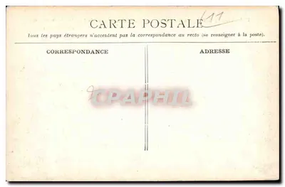 Carcassonne — Algemene uitzicht vanaf het Westen — Oversteek van de Oude Brug over de Aude — Uitgever N.G. — Achterkant