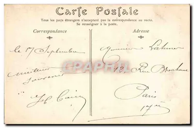 Ciudad de CARCASSONNE — Torres Visigodas y Torres de la Inquisición — Editor desconocido — Reverso