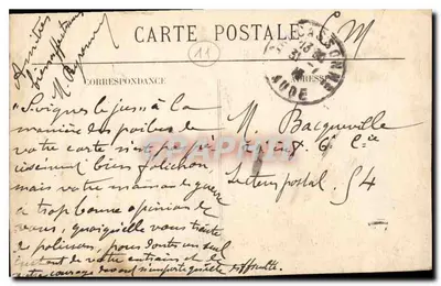 Cidade de Carcassonne — Tours Mépudre - Cabuzac - Licès Hantes — K. Rondiéro, Imp. - Editor — Verso